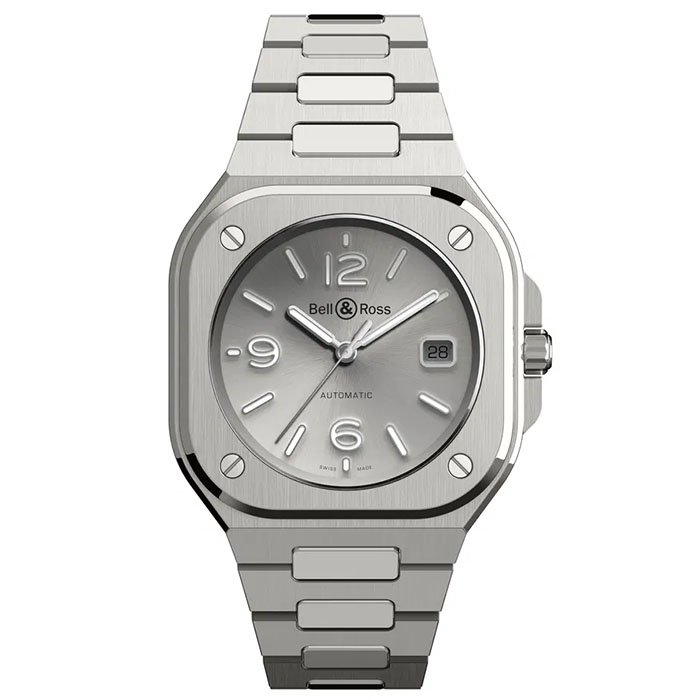 Bell & Ross BR 05 Grey Steel Automatic Winding Men Watch